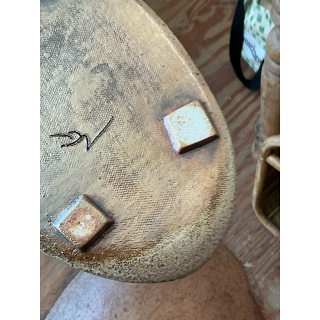 Late 20th Century Vintage Boho Studio Pottery Bowl For Sale - Image 5 of 6