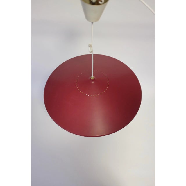 Bergboms Vintage 1950s Swedish Ceiling Lamp For Sale - Image 4 of 9