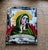 Mexican Rebel Saint Painting Canvas For Sale - Image 3 of 5