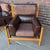 Pair of Dependable Furniture MFG Co Leather Lounge Chairs For Sale In Cleveland - Image 6 of 11