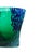 Italian Artisanal Green Murano Glass Vase, 1970s For Sale - Image 3 of 13