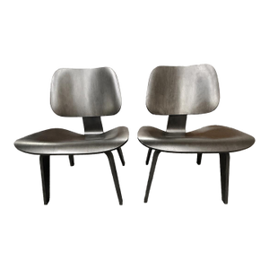 Charles Eames LCW Chairs for Herman Miller (Pair)