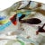 Glass Vintage Murano Silver Leaf Confetti Cut Canes Ribbons Italian Art Glass Decorative Heart Shape Bowl For Sale - Image 7 of 13