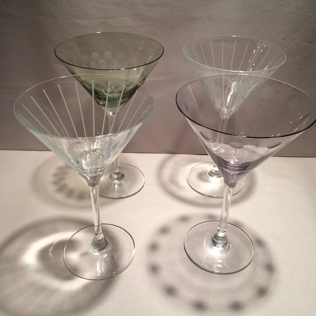 Vintage Mikasa Martini Glasses Set of 4 Chairish