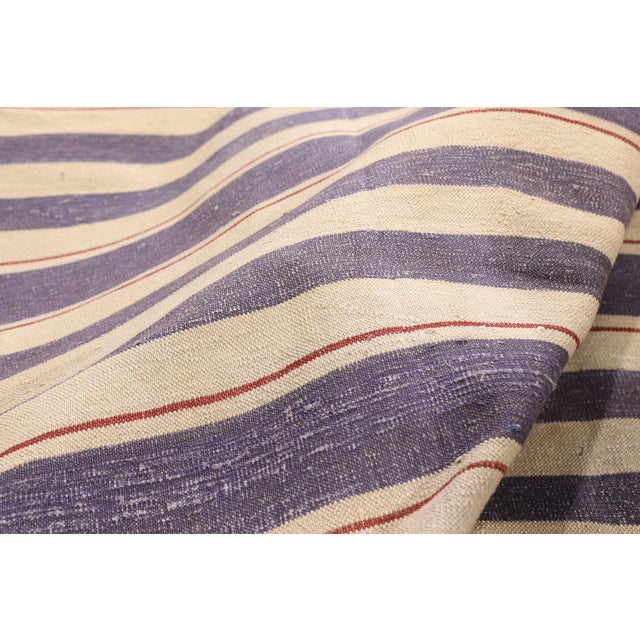 Vintage Afghani Dhurrie Rug, 08'11 X 11'07 For Sale In Dallas - Image 6 of 10