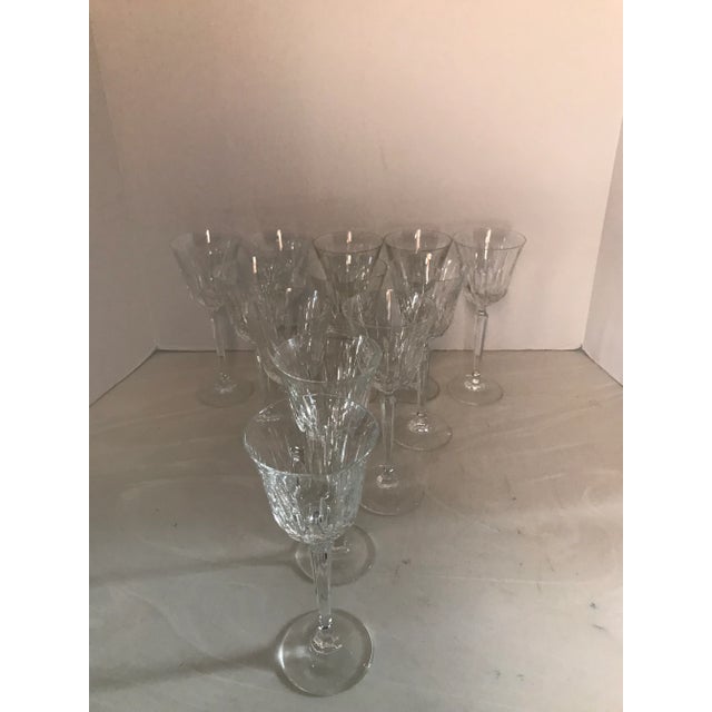Mikasa 1980s Mikasa Interlude Crystal Wine Glasses- Set of 12 For Sale - Image 4 of 6