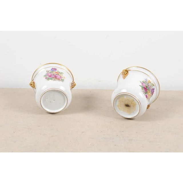 Ceramic Late 18th Century French Porcelain Cachepots - a Pair For Sale - Image 7 of 13