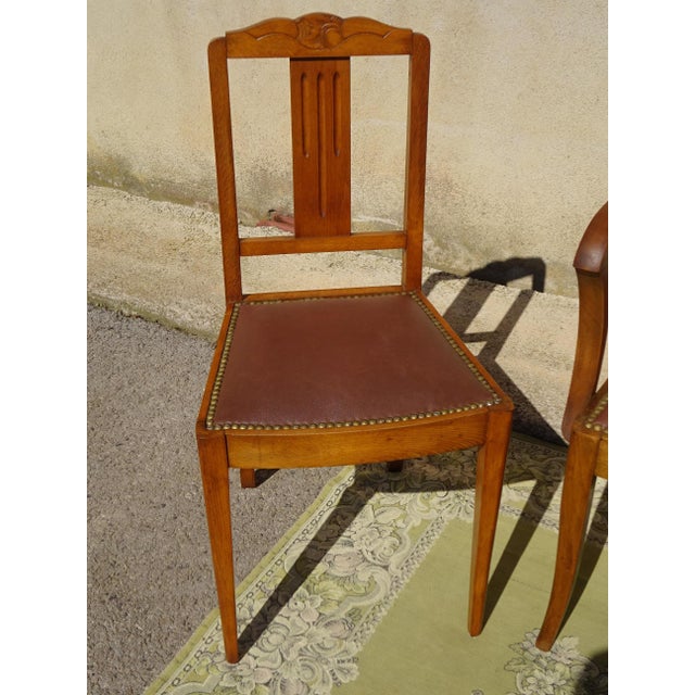 Vintage Art Deco Bridge Chairs, 1940s, Set of 3 For Sale - Image 15 of 18