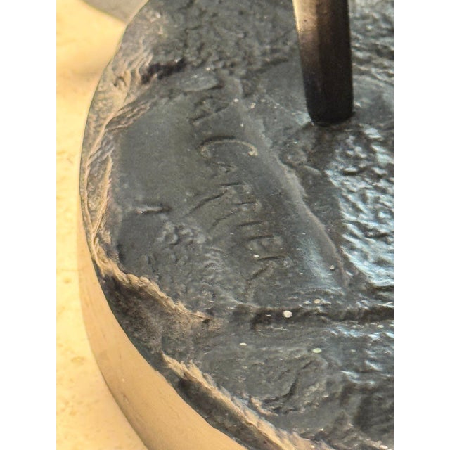 Antique 25" French Bronze: "The Landsknecht" by Albert-Ernest Carrier-Belleuse For Sale - Image 14 of 18