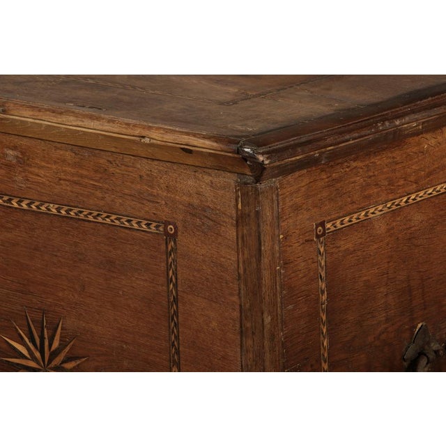 Wood Antique Baroque Biedermeier Chest, 1900 For Sale - Image 7 of 18