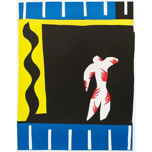 1990s 1992 After Henri Matisse "The Clown", Large First Edition German Poster For Sale - Image 5 of 6