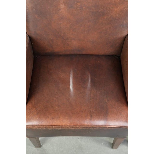 1990s Dining Armchairs in Cowhide Leather, Set of 2 For Sale - Image 5 of 14
