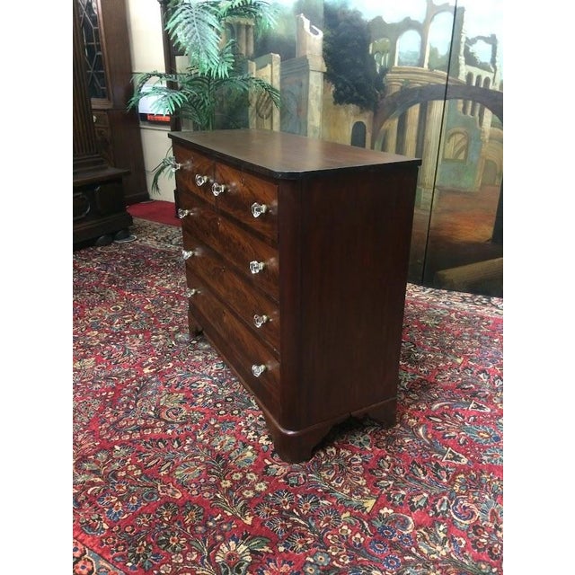 Antique Chest of Drawers, Mahogany 19th Century Dresser For Sale - Image 9 of 10