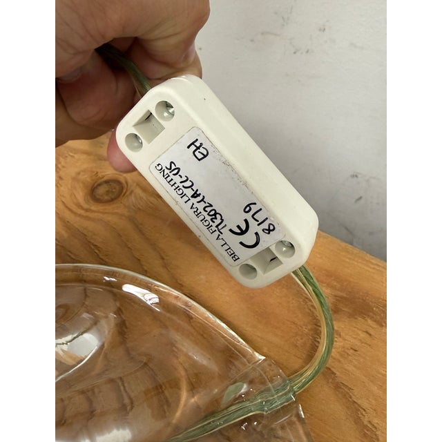 Transparent Bella Figura Lighting Murano Glass Urn Table Lamp For Sale - Image 8 of 12