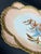 Blush Antique Staple Repaired Limoges Porcelain Charger, Art Nouveau Marine Botanical, France c.1900 For Sale - Image 8 of 9