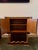 1990s 1990s Pair of Sculptural Art Deco Revival Burlwood Nightstands With Green Glass Tops For Sale - Image 5 of 6