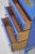 Vintage Chinoiserie Blue Hand Painted Gold Gilt Narrow Bookcase Secretary Desk For Sale - Image 16 of 18