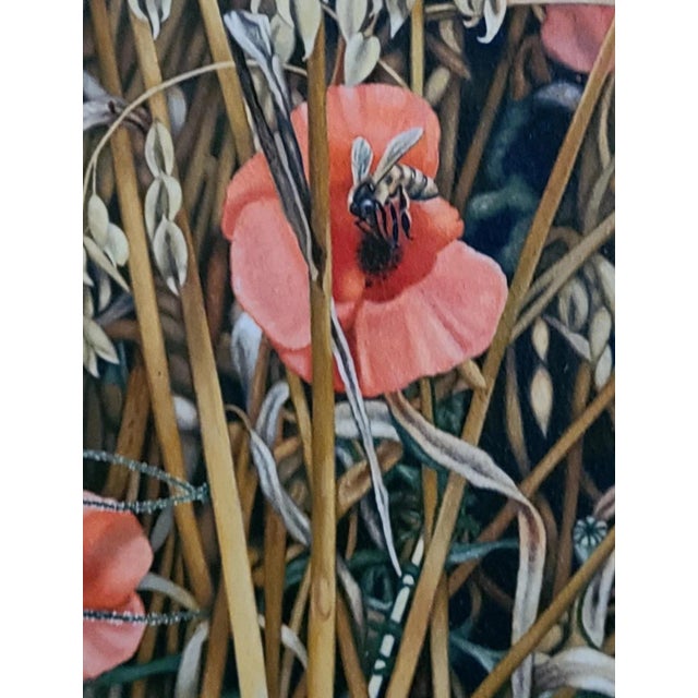 This very fine oil painting on wood by British artist John Humphreys is called " The Swift Iron Burning Bee Drained The...