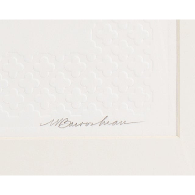 Printmaking Materials Abstract Intaglio Print With Embossing by Martin Barooshian For Sale - Image 7 of 8