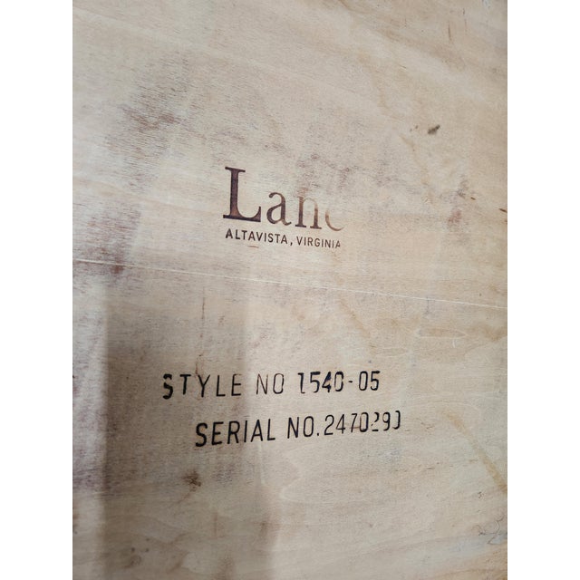 Vintage Mid Century Modern Olivewood Burl Side Table attributed to Milo Baughman for Lane Altavista Virginia 27w x 22d x...