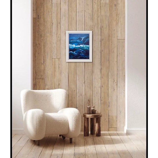 Modern Impressionist Seascape Blue Waters For Sale - Image 10 of 12