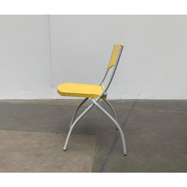 Vintage Italian Folding Chair from Fly Line For Sale - Image 11 of 18