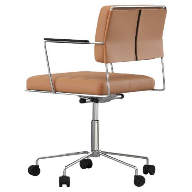 Henrik Tengler Time Chair Frame: Chrome, Upholstery: Silt for One Collection For Sale - Image 13 of 13