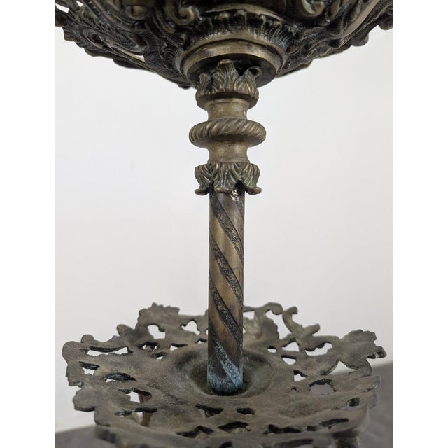 Brown Opaline Chandelier from the Napoleon III For Sale - Image 8 of 9