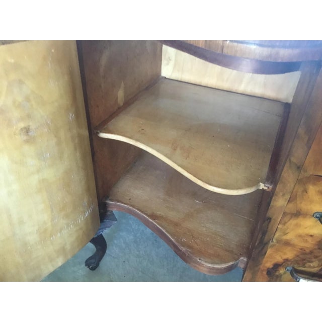 European Art Deco Sideboard/Buffet With Mirror, Most Likely Circa 1930s–early 1940s. For Sale In Los Angeles - Image 6 of 12