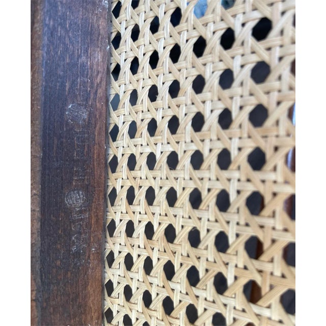 Early 20th Century Bentwood Cane Back Rocking Chair in the Style of Michael Thonet, Made in Poland For Sale - Image 9 of 9