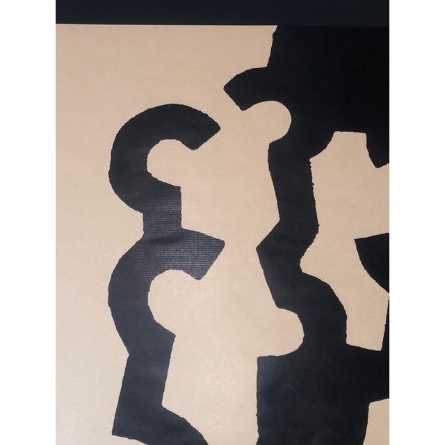 Paper Eduardo Chillida, Untitled n.d., 1982, Offset Lithograph on Kraft Paper For Sale - Image 7 of 13