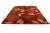 21st Century Red Contemporary Tibetan Wool Rug For Sale - Image 12 of 13