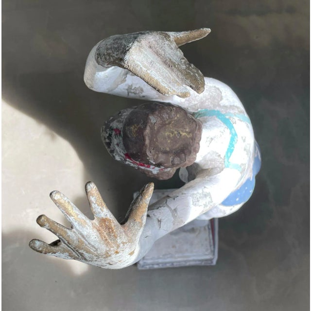 Parisian Artist, Statue of a Ballerina, 20th Century, Concrete For Sale - Image 10 of 12