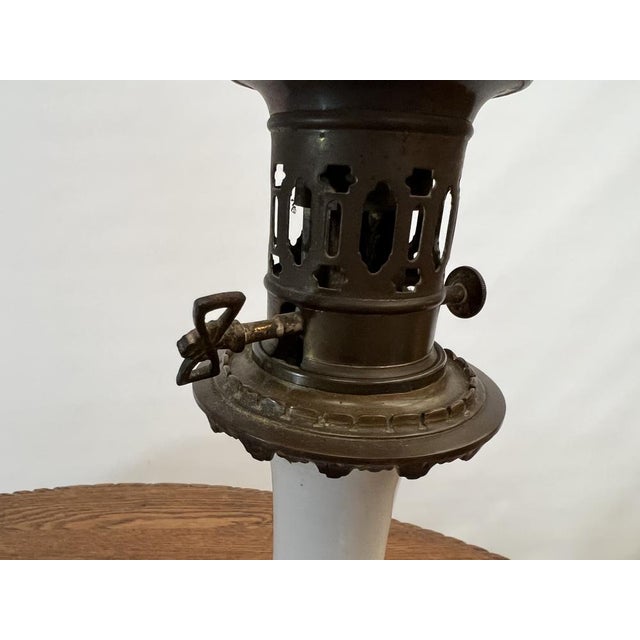 Large 19th Century Oil Lamps, Set of 2 For Sale - Image 5 of 9