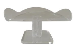Vintage Mid-Century Lucite Footed Dessert Stand