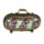 An elegant Limoges porcelain trinket box designed in the charming shape of a miniature vintage suitcase or Victorian...