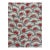 Casa Branca Palampore Petal Sky & Coral Ancient Tree of Life Motif Linen Printed Fabric 2 7/8 Yards For Sale