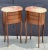 Brown French Inlaid Nightstands - a Pair For Sale - Image 8 of 13