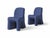 Not Yet Made - Made To Order Dalila Blue Armless Outdoor Chair by Gaetano Pesce for Cassina For Sale - Image 5 of 16