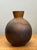Ceramic Vintage Brown Glazed Ceramic Vase For Sale - Image 7 of 14