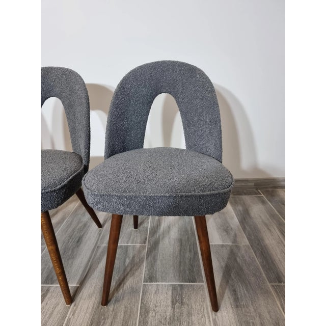 Gray Dining Chairs by Antonin Suman, Set of 4 For Sale - Image 8 of 10