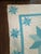 Textile Vintage Handmade Quilted Turquoise and White Lone Star Quilt For Sale - Image 7 of 15