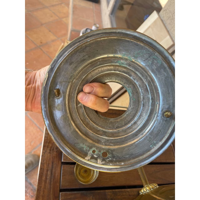 Late 19th Century Antique 19th Century Russian Imperial Brass Samovar For Sale - Image 5 of 9