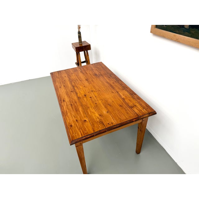 Farmhouse Table in Pine, France, 1950s For Sale - Image 16 of 18