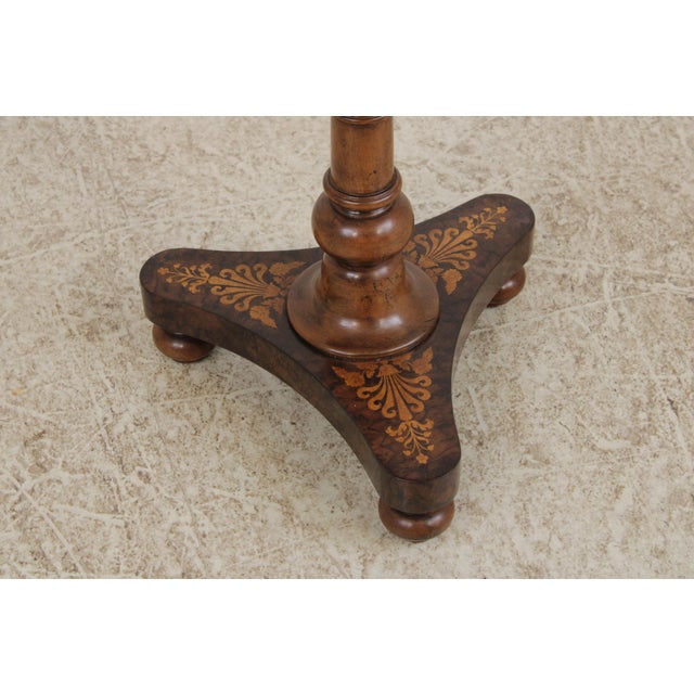 Maitland Smith 89-0406 Inlaid Mahogany Table For Sale In Philadelphia - Image 6 of 13