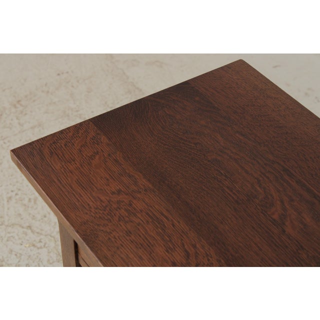 Stickley Mission Oak Console Hall or Sofa Table For Sale - Image 12 of 17