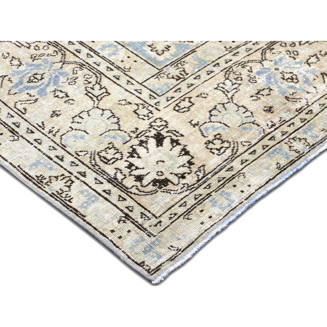 Transitional 1940s Persian Tabriz Rug For Sale - Image 3 of 6