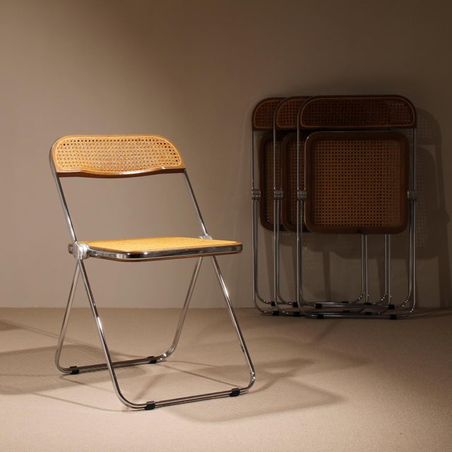 An exceptional set of four “Plia” design classics. In contrast to the more common plastic version, this exclusive edition...