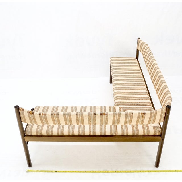 Danish Mid Century Modern L Shape Bench Chairs Dining Table Kitchen Dinette Set For Sale - Image 11 of 15