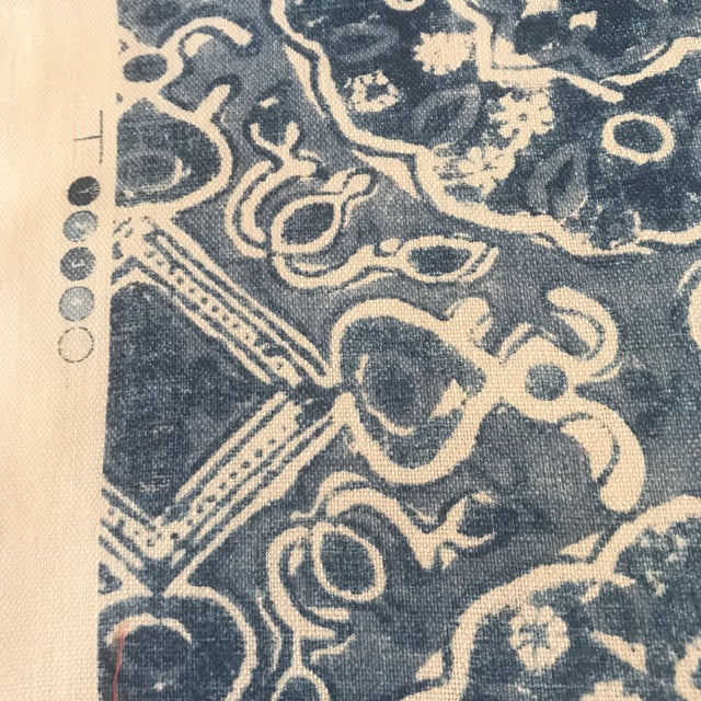 2010s Blithfield & Co Ashcombe Linen Fabric - 2 2/8 Yards For Sale - Image 5 of 10